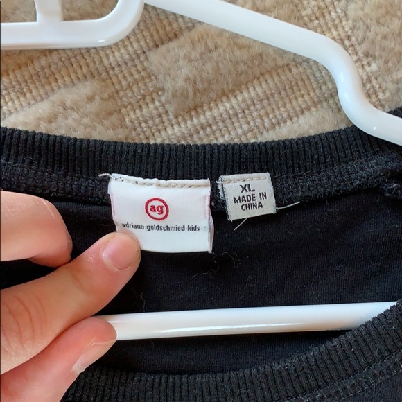 AG KIDS Short casual black dress - Picture 3 of 4